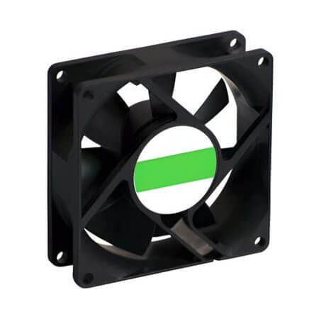 DA08025S12LF FAN 80x80x25MM 12V 0.20A 2.40W 2500RPM 3 WIRE - 1