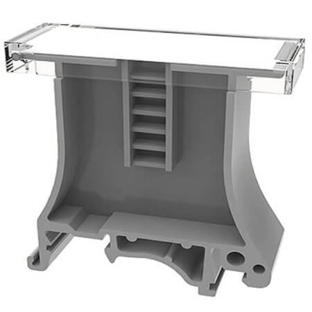 DBE-01P-11-00AH CONN.TERM BLK FEED THRU 14.90MM 1P GRAY - 1
