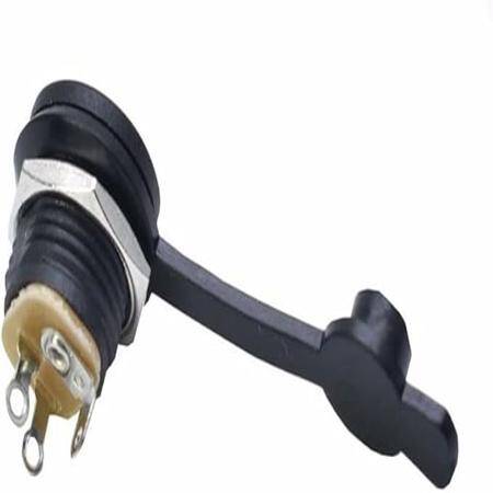 DC-022 5.5x2.1mm DC Power Jack Waterproof Cap - 2