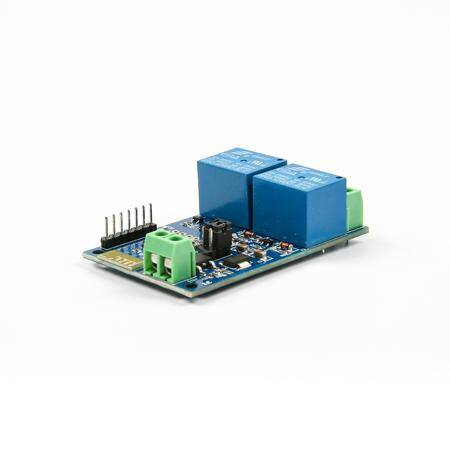 DC 12V Bluetooth 2 Channels Relay Module Internet Smart Remote Control Mobile Phone Switch Wireless Relay Module - 1