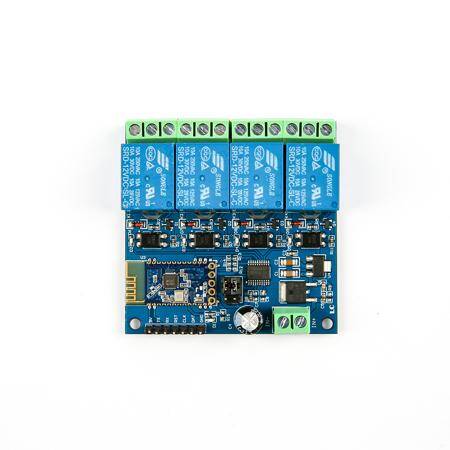 DC 12V Bluetooth 4 Channels Relay Module Internet Smart Remote Control Mobile Phone Switch Wireless Relay Module - 2