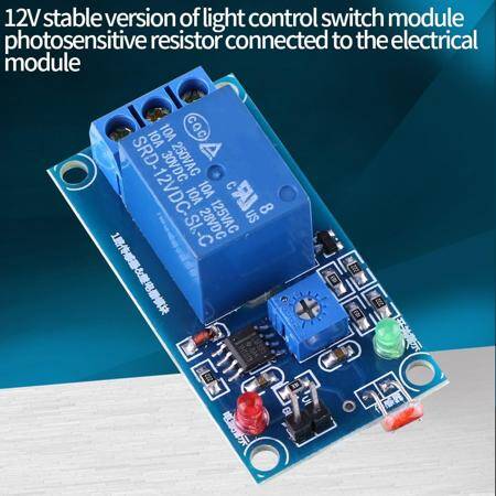 DC 12V Light Control Switch PhotoResistor Relay Module - 2