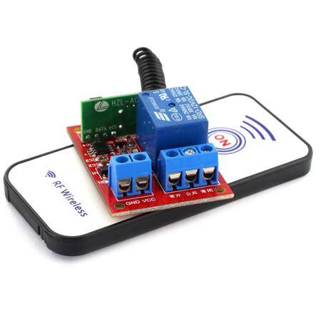 DC 24V 1 Channel Relay Module 433Mhz RF Wireless Remote Control (With Battery) - 4