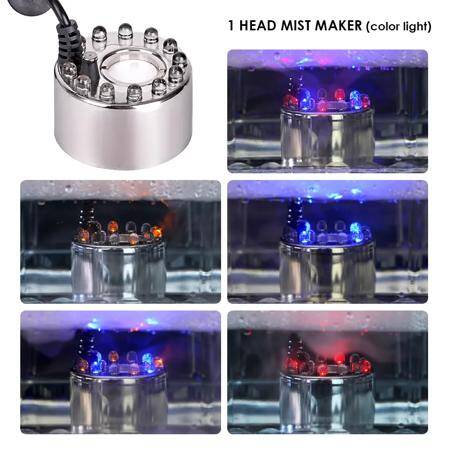 DC 24V 20mm Işıksız Alaşımlı Hava Nemlendirici Mist Maker Nebulizatör 4.6cm - 4