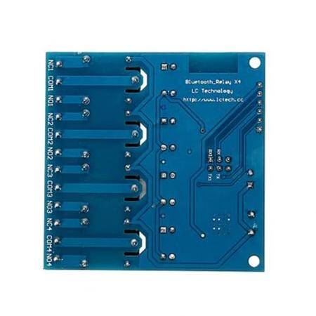 DC 5V Bluetooth 4 Channels Relay Module Internet Smart Remote Control Mobile Phone Switch Wireless Relay Module - 3