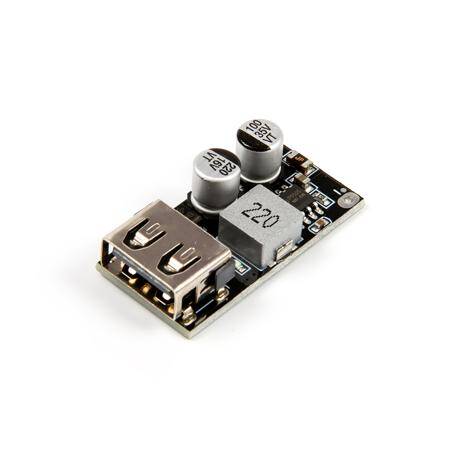 DC Buck Module 12V24V to QC3.0 Quick Charge Single USB Mobile Phone Charging Pad Support Apple Huawei FCP - 3