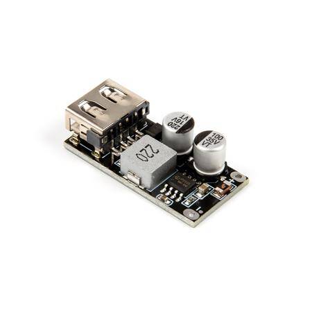 DC Buck Module 12V24V to QC3.0 Quick Charge Single USB Mobile Phone Charging Pad Support Apple Huawei FCP - 6