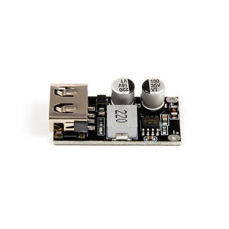 DC Buck Module 12V24V to QC3.0 Quick Charge Single USB Mobile Phone Charging Pad Support Apple Huawei FCP - 9