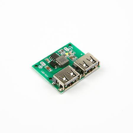 DC-DC Araba Şarj Voltaj Sabitleyici Modülü - Çift USB Çıkışlı - 5