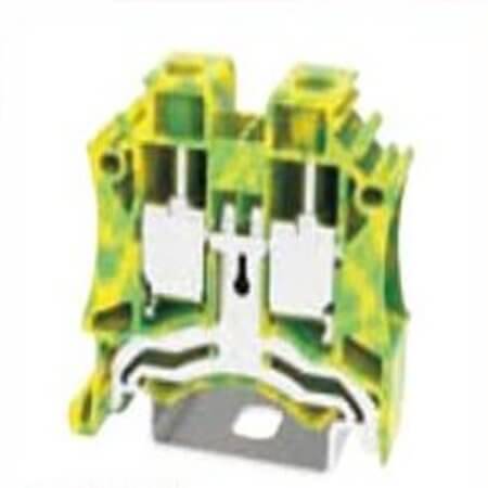 DC10-PE-01P-1C-00AH CONN.TERM BLK FEED THRU 10MM 1P YELLOW AND GREEN - 1