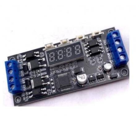 DC12V 24V Dual MOSFET Led Digital Time Delay Relay Trigger Cycle Timer Delay Switch Circuit Board DC7-30V - 1