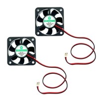 DC12V 5010 Double Ball Cooling Fan With XH2-54-2P 12CM Cable Size:50x50x10mm - 1
