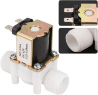 DC12V N/O G1/2 Male Thread Plastic Electric Solenoid Valve Water Air Inlet Flow Switch For 0-02-0-8Mpa - 3