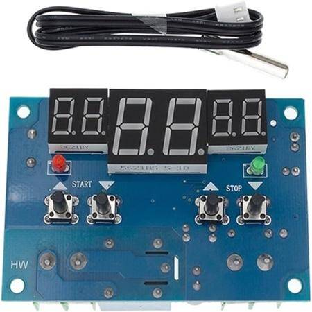 DC12V Thermostat Intelligent Digital Thermostat Temperature Controller With NTC Sensor XH-W1401 Led Display - 1