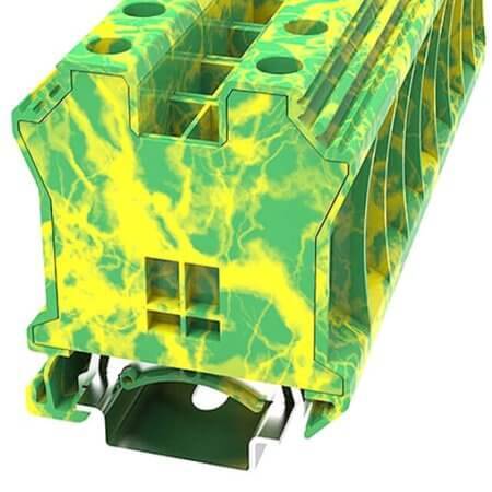 DC35-PE-01P-1C-00AH DIN RAIL T.B.16.0MM SCREW GREEN-YELLOW - 1