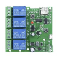 DC5-32V 4CH WiFi RF Switch Module Intelligent Timing Switch Remote Control - 1
