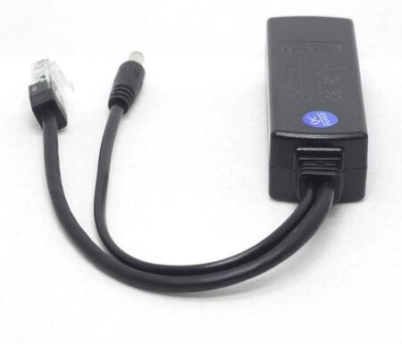 DC5.5x2.1mm 100M PoE Splitter 48V To 5V 2.4A - 2