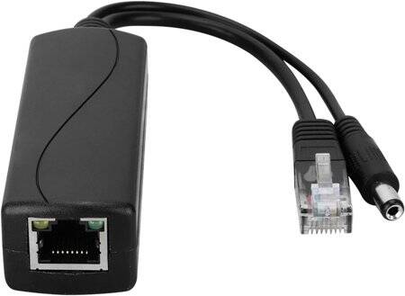 DC5.5x2.1mm 100M PoE Splitter 48V To 5V 3A - 2
