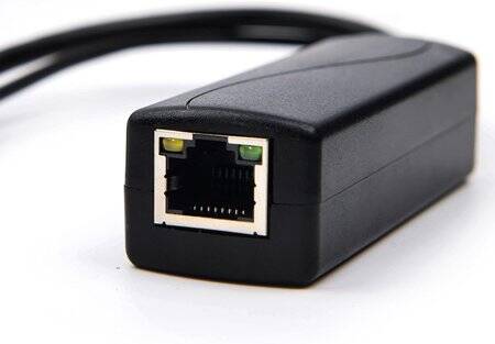DC5.5x2.1mm 100M PoE Splitter 48V To 5V 3A - 3