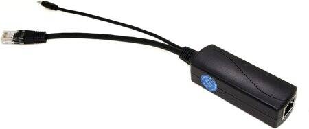 DC5.5x2.1mm Gigabit PoE Splitter 48V To 5V 2.4A - 5