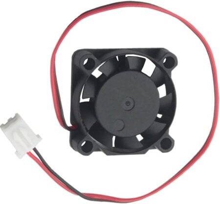 DC5V 2507 Oil Containing Cooling Fan With XH2-54-2P 30cm Cable 8000RPM Size:25x25x7mm - 2