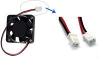 DC5V 3010 Double Ball Cooling Fan With XH2-54-2P 30cm Cable Size:30x30x10mm - 3