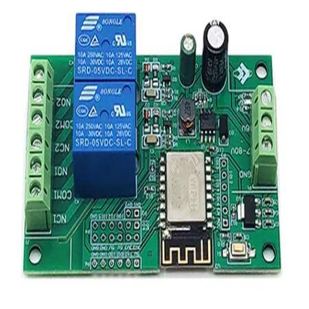 DC5V/8-80V ESP8266 Wireless WIFI Relay Module 1 Channel ESP-12F Wifi Development Board Power Supply - 1