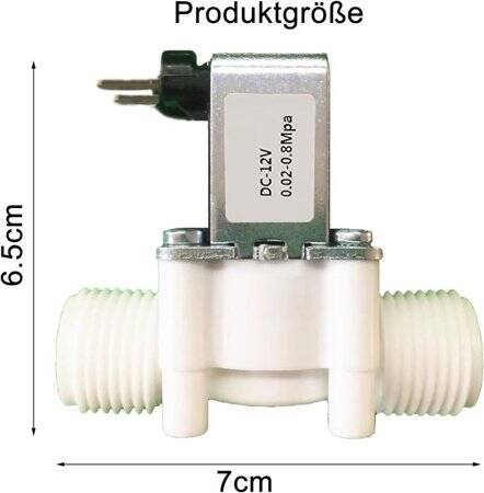 DC6V Solenoid Valve N/C Water Valve - 2