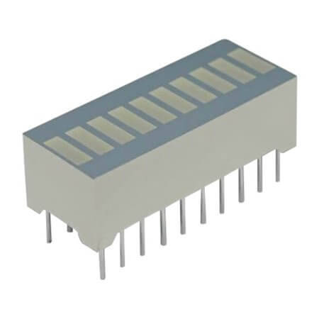 DC7G3HWA LED DISPLAY BAR GRAPH ARRAY 10SEG GN/RD - 1