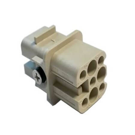 DD-007-FC HDC INSERT FEMALE 10A 7+PE CRIMP - 1