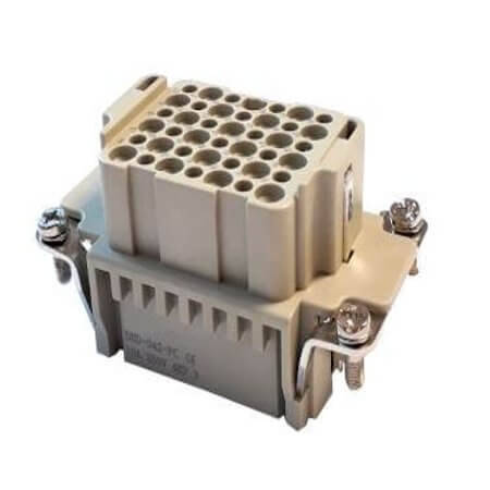 DDD-042-FC INSERT FEMALE 42P+1GND CRIMP CONNECTION 10A - 1