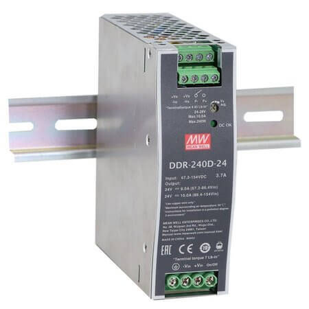 DDR-240B-48 CONVERTER DC/DC 240W DIN RAIL - 1