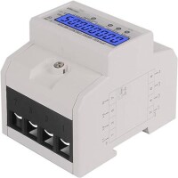 DDS024 3 Phase 4 Wire Electronic Power Consumption Energy Meter 5-80A 380V AC 50Hz LCD Back Light Display - 4