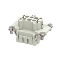 DE-006-FC HDC INSERT FEMALE 16A 6+PE SCREW - 1