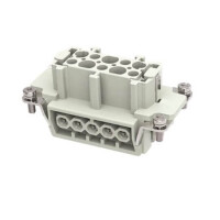 DE-010-F HDC INSERT FEMALE 16A 10+PE SCREW - 1
