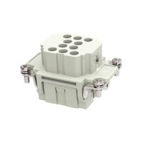 DEE-010-FC HDC INSERT FEMALE 16A 10+PE CRIMP - 1