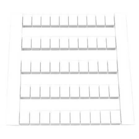 DEK5-50P-19-00AH MARKER STRIP 5MM 50P WHITE WS2.5 SERIES ALL - 1