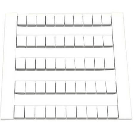 DEK6-50P-19-00AH MARKER STRIP 6MM 50P WHITE WS4 SERIES ALL - 1