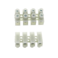 DG10HS-10-4P TERM.BLK.10.00MM 8P(4x2) FEED THROUGH WHITE - 1