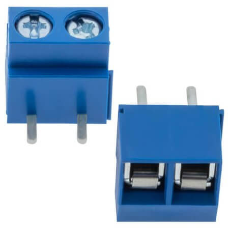 DG126R-5.0-02P-12-00SH TERM.BLK.5.00MM 2P PCB TYPE 0 BOY 90C BLUE GAOSONG - 1