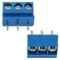 DG126R-5.0-03P-12-00SH TERM.BLK.5.00MM 3P PCB TYPE 0 BOY 90C BLUE GAOSONG - 1