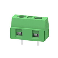 DG127-7.62-02P-14-00SH TERM.BLK.7.62MM 2P PCB TYPE 0 BOY GREEN GAOSONG - 1