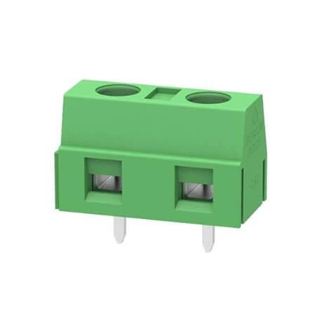 DG127-7.62-02P-14-00SH TERM.BLK.7.62MM 2P PCB TYPE 0 BOY GREEN GAOSONG - 1