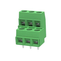 DG127A-5.08-06P-14-00SH TERM.BLK.5.00MM 2x3P PCB TYPE GREEN GAOSONG - 1