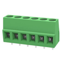 DG128-5.0-06P-14-00SH TERM.BLK.5.00MM 6P PCB TYPE 1 BOY GREEN GAOSONG - 1