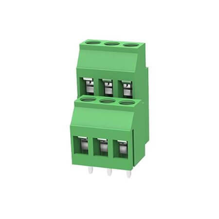 DG130A-5.0-06P-14-00AH TERM.BLK.5.00MM 2x3P PCB TYPE GREEN - 1
