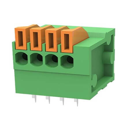 DG141R-2.54-04P-14-00AH TERM.BLK.2.54MM 4P PCB SPRING TYPE - 1