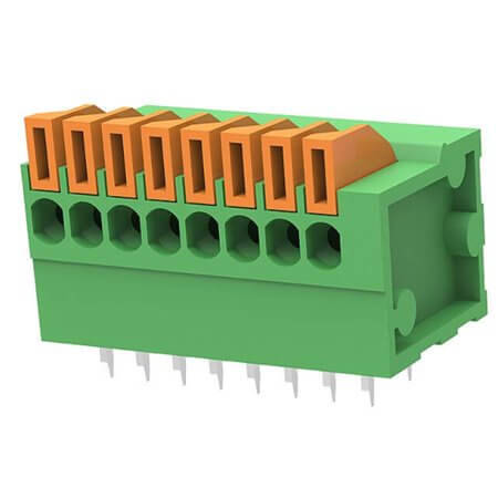 DG141R-2.54-08P-14-00AH TERM.BLK.2.54MM 8P PCB SPRING TYPE - 1