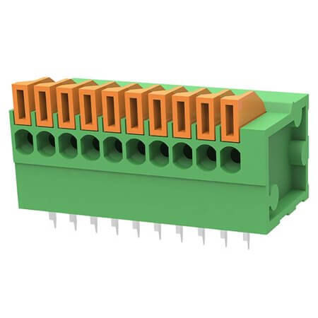 DG141R-2.54-10P-14-00AH TERM.BLK.2.54MM 10P PCB SPRING TYPE - 1