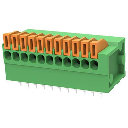 DG141R-2.54-11P-14-00SH TERM.BLK.2.54MM 11P PCB SPRING TYPE GAOSONG - 1